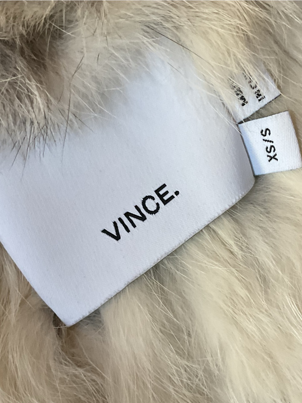 Vince 100% Rabbit Fur vest - Picture 8 of 8